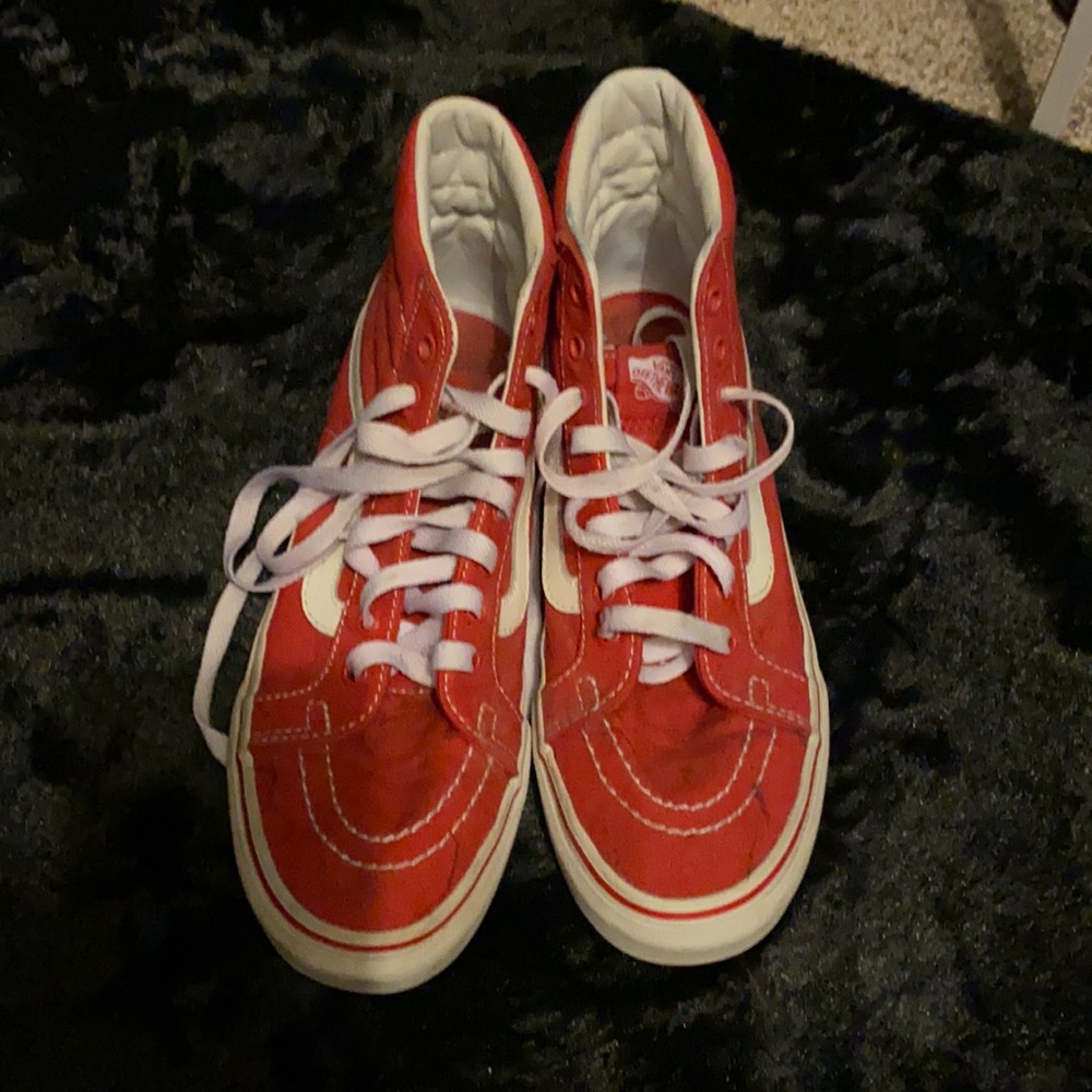 Red High Top Vans
